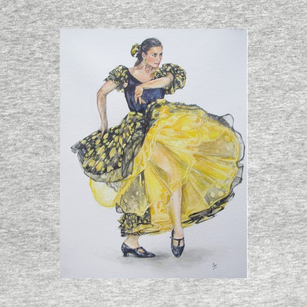 Flamenco - Yellow by Anthropolog